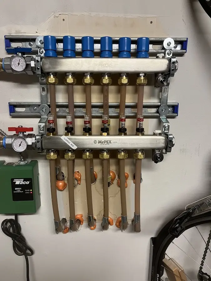 Plumber performing Leak Detection at a residential property in Braintree Town